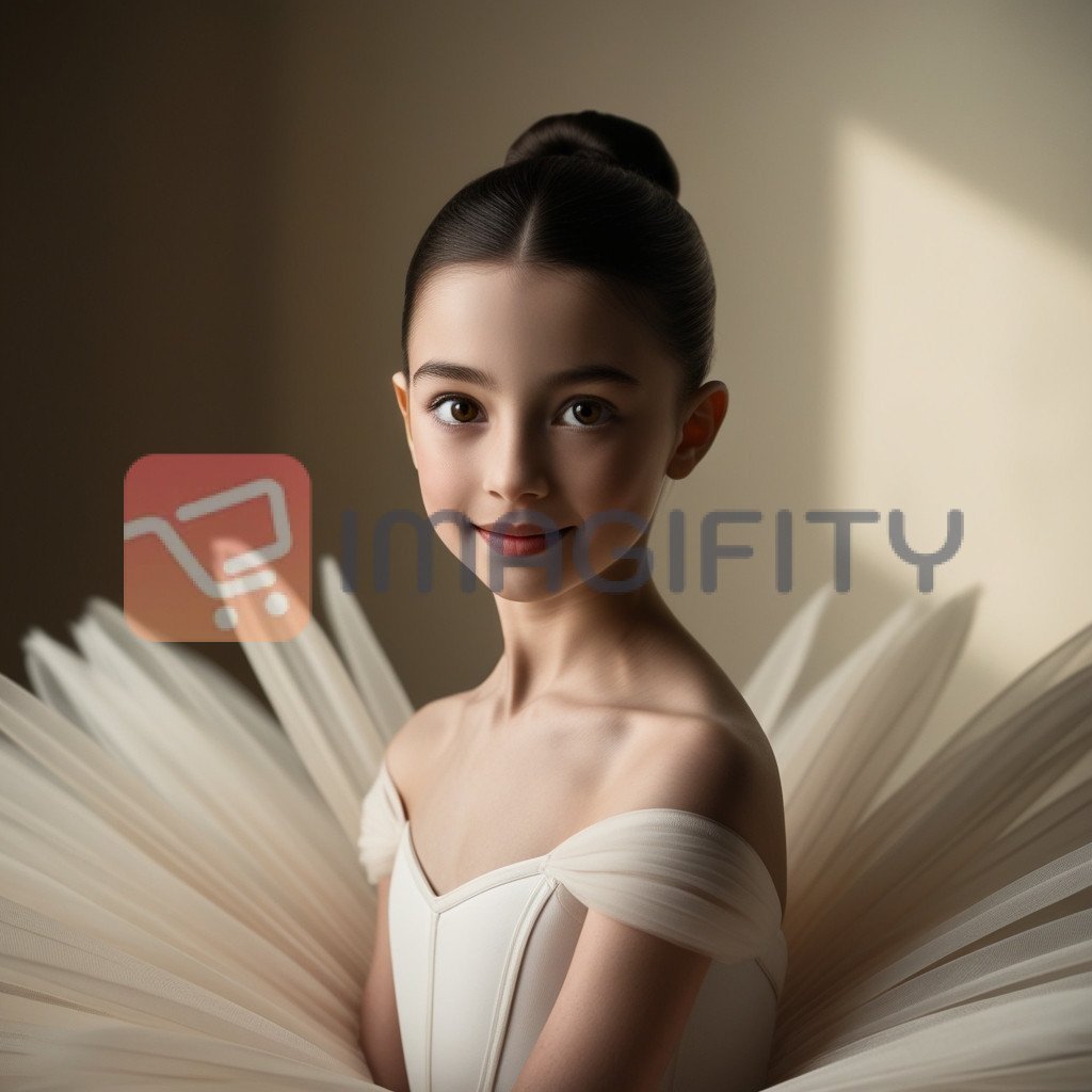 Portrait of a Young Ballerina in Classic Costume