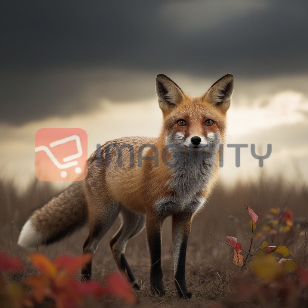 Fox in the Autumn Landscape