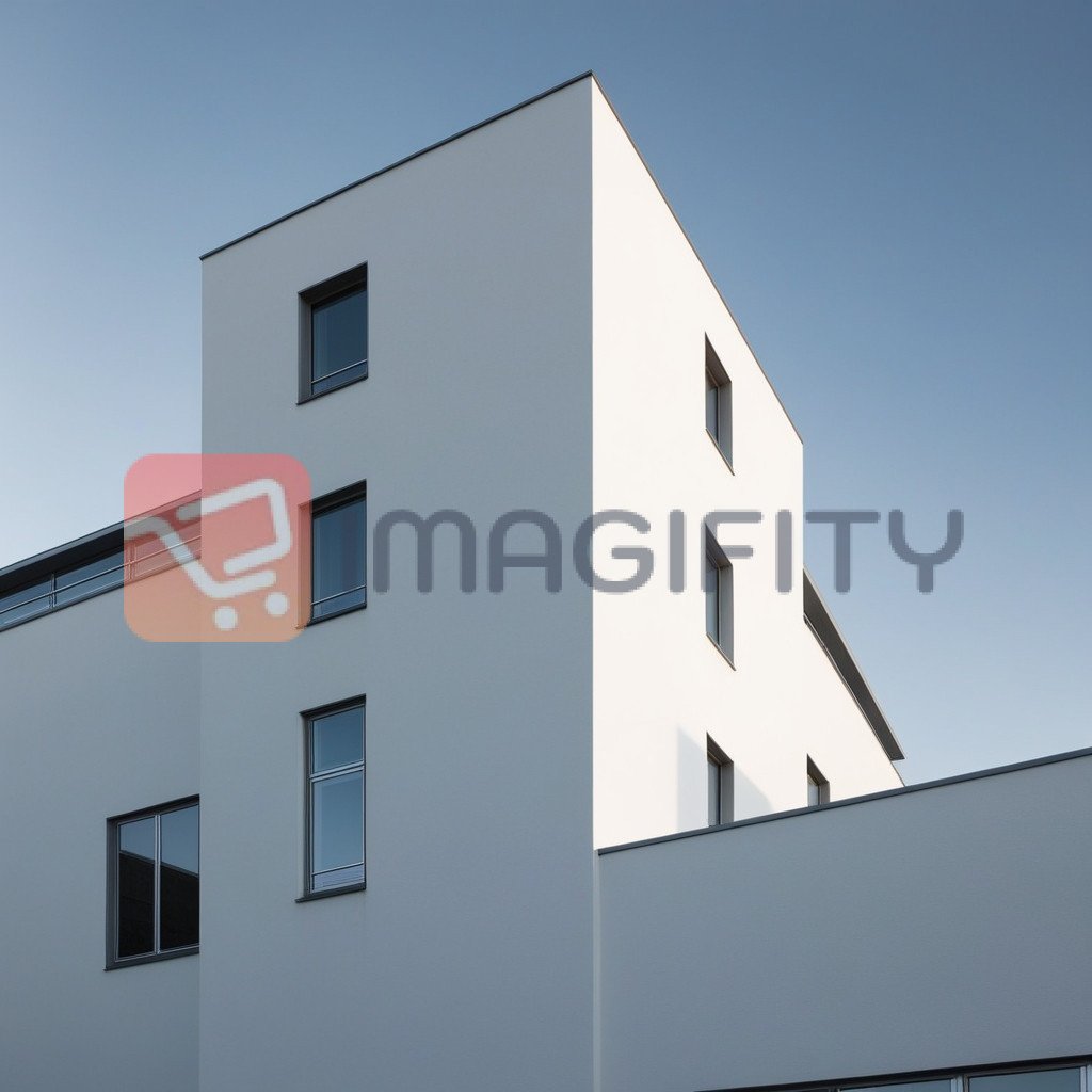 Bauhaus-Style Building with Functional Minimalism