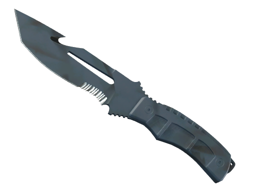 ★ Survival Knife | Night Stripe (Well-Worn)