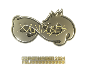 Sticker | XANTARES (Gold) | Copenhagen 2024